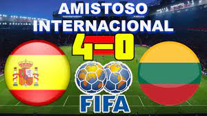 » españa vs lituania en vivo. Espana Vs Lituania 4 0 Amistoso Internacional 08 06 2020 Partido Completo Hd Youtube