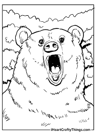 This is a picture about grizzy, panda and ice bear, from we bare bears cartoon series. Bear Coloring Pages Updated 2021