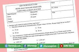 Dikutip dari buku 'super 100! Soal Uts Pts Matematika Kelas 6 Semester 2 K13 Revisi 2018 Guru Maju