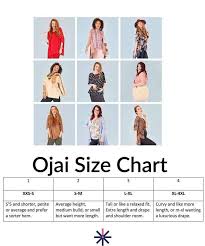 Piphany Ojai And Chanel Sizing Chart Just 4 Sizes And Most