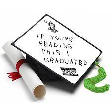 If You Re Reading This I Graduated Drake Decorated Etsy Diy Graduation Cap Graduation Cap Decoration High School Graduation Cap Decoration