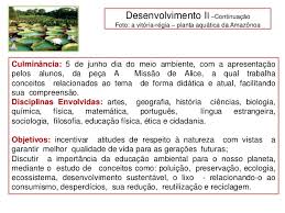 A data se tornou a principal plataforma global para além do dia do meio ambiente , no brasil também se celebra a semana nacional do meio ambiente , entre os dias 1º e 5 de junho. Projeto Meio Ambiente E Sustentabilidade Na Escola