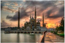 Crystal Mosque Or Masjid Kristal Kuala Terengganu Is Located At Islamic Heritage Park On The Island Of Wan Man Islamic Heritage Kuala Terengganu Terengganu