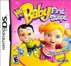 My Baby First Steps Nintendo Ds 2009 Nintendo Ds Lite Game No Case 612561900363 Ebay
