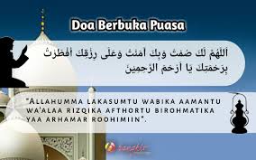 Ketika azan berkumandang menandakan masuk waktu berbuka puasa, hanya doa makan yang akan dibaca sebelum menjamu selera. Doa Buka Puasa Ramadhan Latin Dan Artinya Bangkitmedia