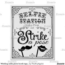 Black And White Photo Booth Wedding Wedding Selfie Photo Booth Sign Black And White Zazzle Com Wedding Book Diy Wedding Photo Booth Wedding Guest Book