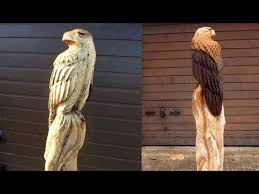 Grundsätzlich reicht das sortiment von motorsägen und kettensägen für gelegentliche arbeiten im privatbereich bis hin zu sägen für den professionellen einsatz. Larscarving Adler Mit Der Motorsage Schnitzen Motorsagenschnitzen Greifvogel Chainsaw Carving Eagle Youtube