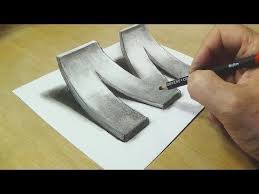  Sehr Einfach Zeichnen Von 3d Buchstaben T Trick Art Mit Bleistift Vamos Youtube Http Tippsundtrick Gambar Simpel 3d Letters Menggambar Dengan Pensil