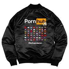Porn hub varsity jacket