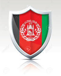 The current flag was adopted on august 19, 2013, but many similar designs had been in use throughout most of the 20th century. Escudo Com A Bandeira Do Afeganistao Ilustracao Vetorial Ilustraciones Vectoriales Clip Art Vectorizado Libre De Derechos Image 92333362