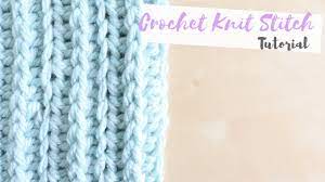 Maybe you would like to learn more about one of these? Crochet How To Crochet The Knit Stitch Bella Coco Youtube