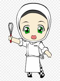 The best selection of royalty free chef hijab vector art, graphics and stock illustrations. Adorable Cartoon Girl Chef With Original Size Chef Hijab Clipart Free Transparent Png Clipart Images Download