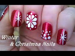 First of all remove any previous nail paint.step 2: Christmas Nail Art Winter Design In Red White Diy Sweater Nails For Holidays Youtube