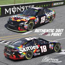 Joe gibbs racing's kyle busch says joey logano's repeated blocking ruined his chances of a second nascar cup series title at the homestead season busch was eventual winner martin truex jr's biggest championship threat in the closing laps, despite an attempt to deploy an alternative strategy. 2017 Jgr Authentic Kyle Busch Sweet Heat Skittles Camry Kyle Busch Joe Gibbs Racing Kyle Busch Car