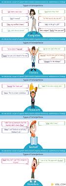 Interjections are small words that bear no grammatical connection with the sentences in which they are used. List Of 60 Interjections And Exclamations With Examples 7 E S L Interjections Learn English Vocabulary English Study