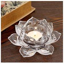 Lotus candle holder pillar candle holders pillar candles yankee candles clear crystal clear glass candles online waterford crystal waterford lismore. Buy Mirakii Glass Lotus Flower Tea Light Candle Holder Pack Of 1 Perfect For Home Decor And Festival Like Christmas Eid Diwali Online At Low Prices In India Amazon In