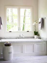 Reinvent the traditional tub surround with tile like most facets of bathroom design, the traditional tub surround has its limitations when it comes to making a contemporary statement. Bathtub Design Ideas Better Homes Gardens