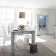 Beau travail de restauration et beau mélange vintage/contemporain bois décapés, huilés plateau et rallonges revisités : Table De Repas A Allonge Beton Cire Clair Lubio Univers Salle A Manger