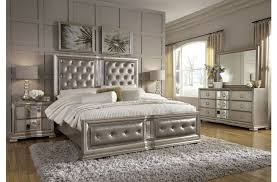 Couture Silver Panel Bedroom Set From Pulaski Coleman Furniture Silver Bedroom Furniture Silver Bedroom Mirrored Bedroom Furniture