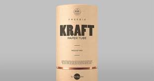 Free Kraft Paper Tube Mockup Psd Free Mockup Mockup Free Psd Mockup Psd Free Mockup
