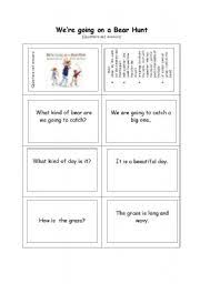 Look at the description of the could you watch the full version and compare it to the book? We Re Going On A Bear Hunt By Michael Rosen Esl Worksheet By Metcalf