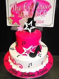 Birthday Cake Images For Girls Rock Girl Birthday Cake Music Cakes Birthday Cake Kids Birthday Cake Girls