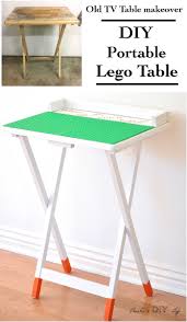 How To Make A Portable Diy Lego Table Anika S Diy Life Lego Table Diy Lego Table Lego Storage
