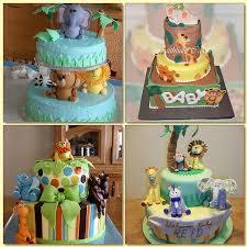 Zoo Baby Shower Cakes Zoo Animal Baby Shower Baby Shower Cakes Animal Baby Shower