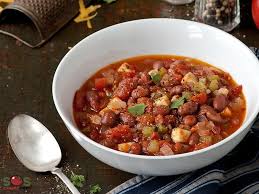 Chili Vegetarien Au Tofu Une Recette Soscuisine Recipe Vegetarian Chili Tofu Vegetarian Recipes