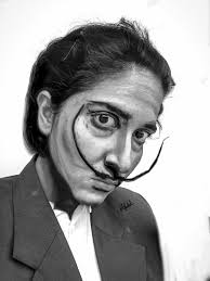 Recreated the photo of the surreal artist “ Salvador Dali “ by using makeup  and facepaints #art #facepaints #makeup #Lahore #pakistan #missross  #bluesquid #snazaroo #skinlatex #lightroom #instagram