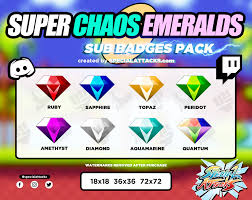 I have scoured every inch of green hill zone, and i can't find 1 emerald. Twitch Discord Sonic The Hedgehog Sub Badge Pack Super Etsy