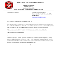 NEW LENOX FIRE PROTECTION DISTRICT