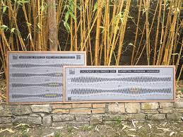 Fresque Courbe Des Marees Les 2 Mois Ou 4 Mois Selon L Envie Presentation Outdoor Imprime Sur Bois Traite Parement Mural Bois Traite Hossegor