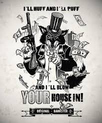 Original Bankster By Georges Le Mercenaire Via Behance Illustration Print Sf Style Character Design