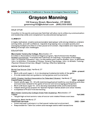 The chronological format is the most commonly used, but it isn't right for everyone. Traditional Or Reverse Chronological Resume Format Free Download