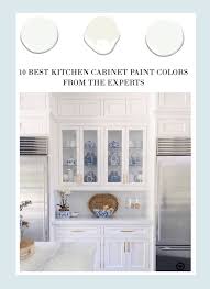 Back in the kitchen, the homeowners opted for sherwin williams' pure white (sw 7005) and cityscape (sw 7067) for the kitchen cabinets and island. 10 Best Kitchen Cabinet Paint Colors From The Experts The Zhush