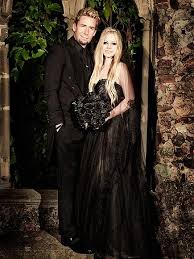 Jackson Rathbone Avril Lavigne Chrissy Teigen Keira Knightley Wedding Photos Black Wedding Gowns Black Wedding Dresses Celebrity Wedding Photos
