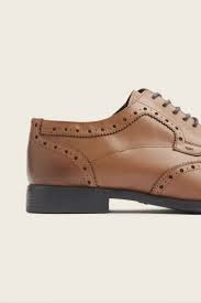 Moss London Deakin Tan Brogue Shoe