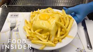 This sandwich is incredibly powerful, it took me two tries to eat the whole thing. Portugal S Most Iconic Sandwich Is Smothered In Cheese And Sauce Legendary Eats Youtube