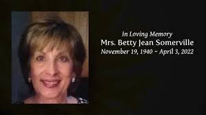 Mrs. Betty Jean Somerville Obituary