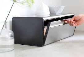 Brabantia products are sustainable, smart and well made. Brabantia Fall Front Matt Steel Bread Bin