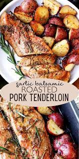 If strawberries aren't in season yet, use thawed frozen in place of fresh. Garlic Rosemary Balsamic Pork Tenderloin In 2021 Pork Loin Roast Recipes Pork Loin Recipes Pork Tenderloin Recipes