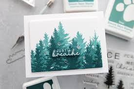 Serene layered trees that are so easy to create