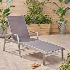 Sears has chaise lounge chairs for relaxing in the backyard. Oxton Outdoor Aluminum Chaise Lounge By Christopher Knight Home Overstock 21797065
