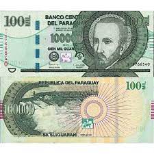 Hotel guarany, aguas de lindoia. Banknote Sammlung Paraguay Pk Nr 233 100000 Guaranies La Maison Du Collectionneur