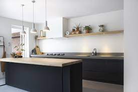 moderne mat zwarte keuken met eiland robert tediek in 2020 keuken interieur keuken met eiland keuken ontwerp