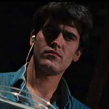 He was hit in the face with a mounted camera for a few of them. A Very Young Bruce Campbell Evil Dead 1981 Bruce Campbell Bruce Campbell Evil Dead