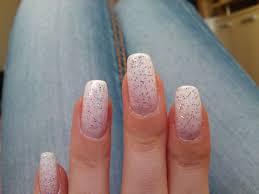 Paznokcie Ombre Z Brokatem French Ombre Nails Paznokcie Ombre