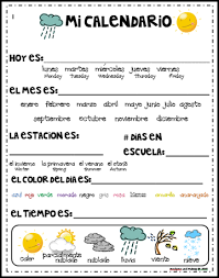 Spanish Circle Time Printables Free Spanish Activities Spanish Worksheets Spanish Lessons For Kids
