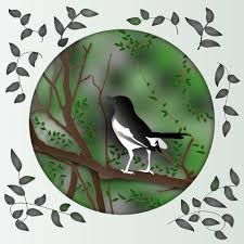 Discover more posts about corvid, bird, lqtraintracks, lovely people, feathers, animal, and magpie. Paper Cut Design Of Magpie Bird On Tree Branch 1984351 Vector Art At Vecteezy